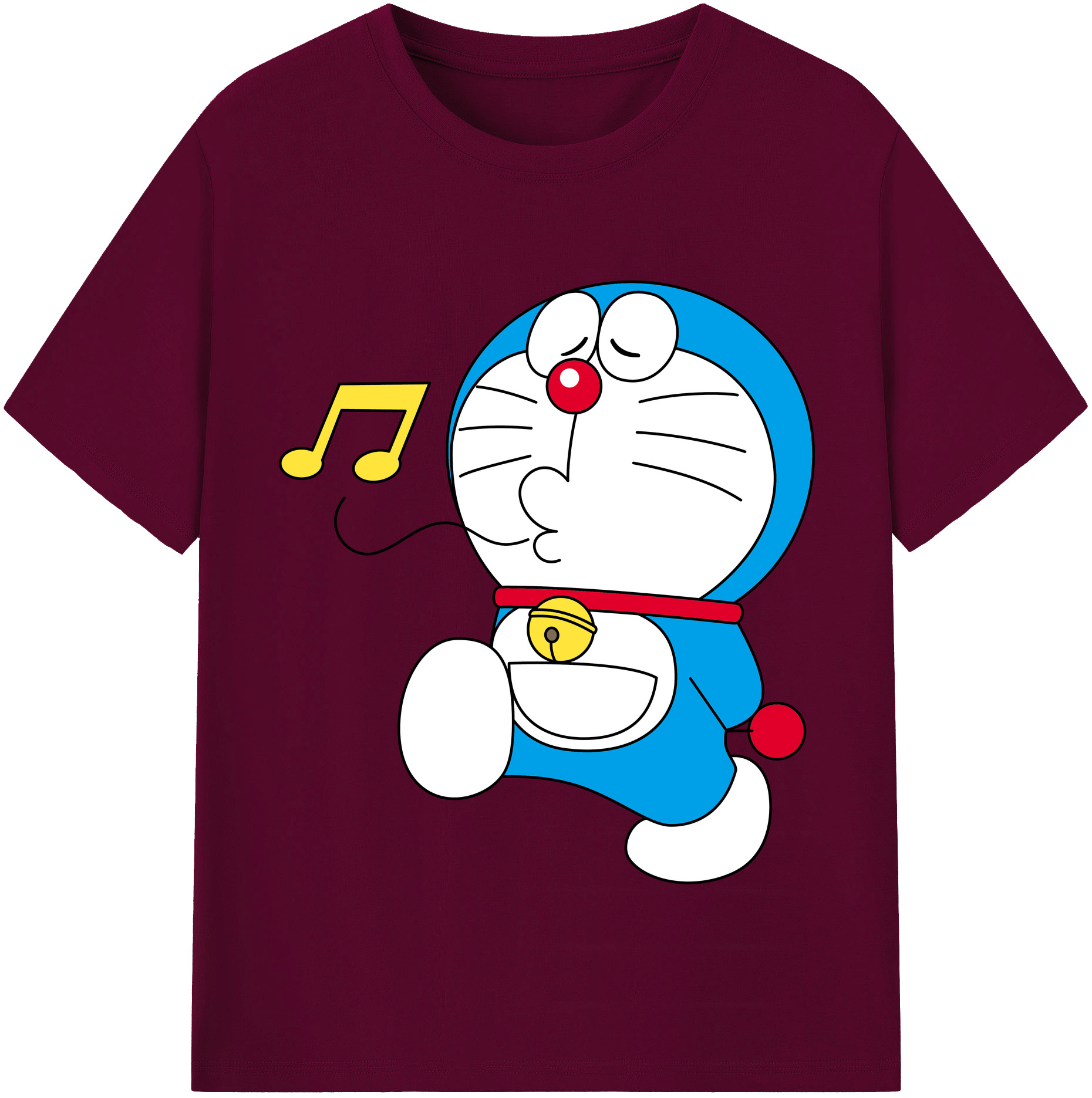 （画像用） ドラえもん Doraemon レディースカジュアルプリントTシャツ（綿100％）